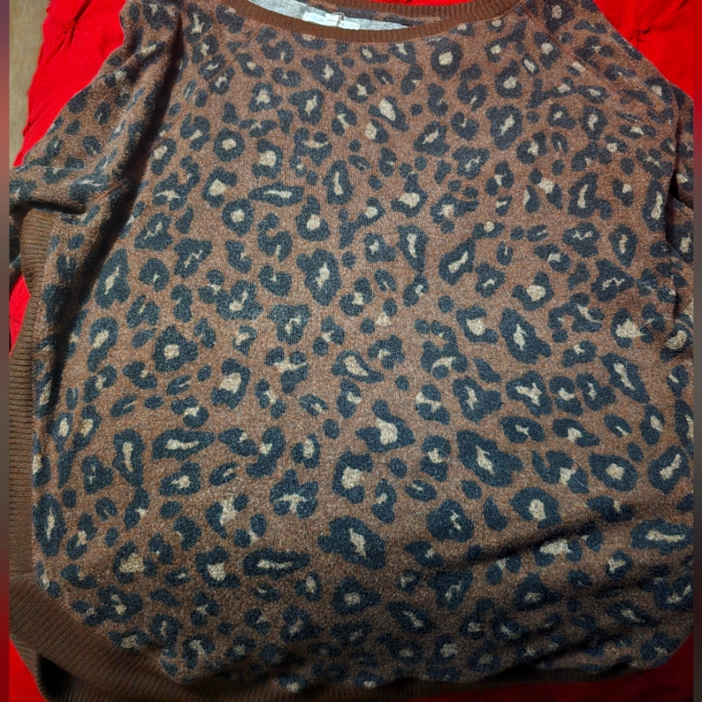 Leopard Print Sweater